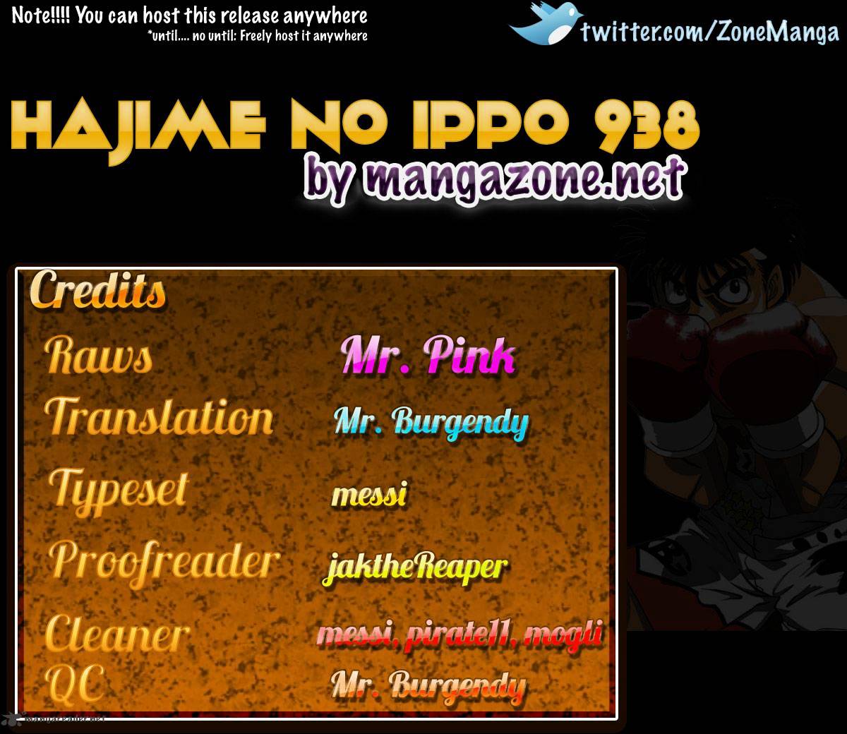 Hajime no Ippo: Fighting Spirit, Chapter 938 image 18